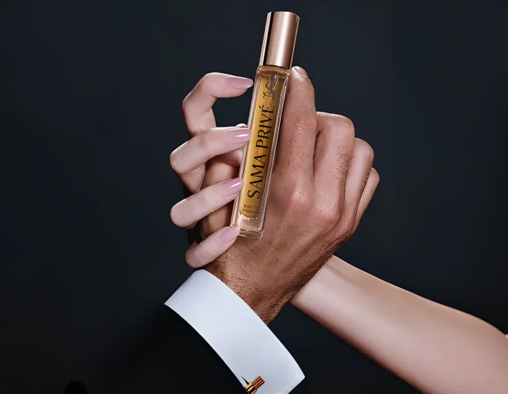 SAMA PRIVÉ luxury intimate fragrance oil, 432Hz magnetic aura energy essence for women sovereign frequency field