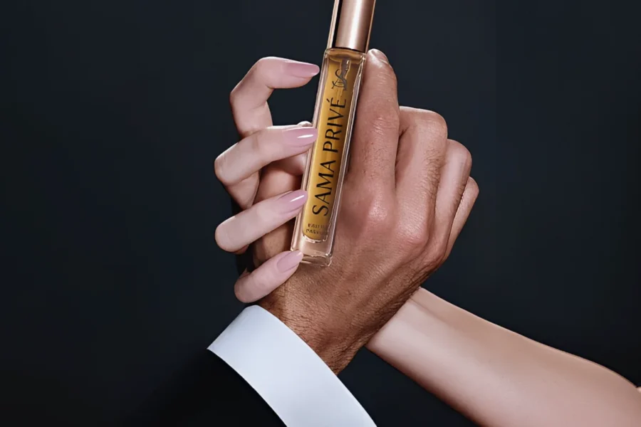 SAMA PRIVÉ luxury intimate fragrance oil, 432Hz magnetic aura energy essence for women sovereign frequency field