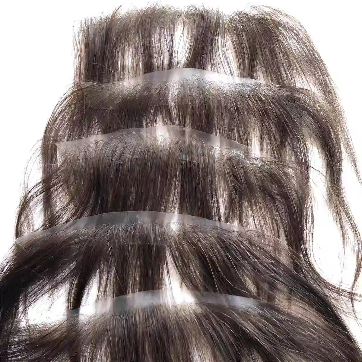 Bespoke luxury human hair wigs worn by celebrities, custom styled and color-matched for crown chakra restoration.