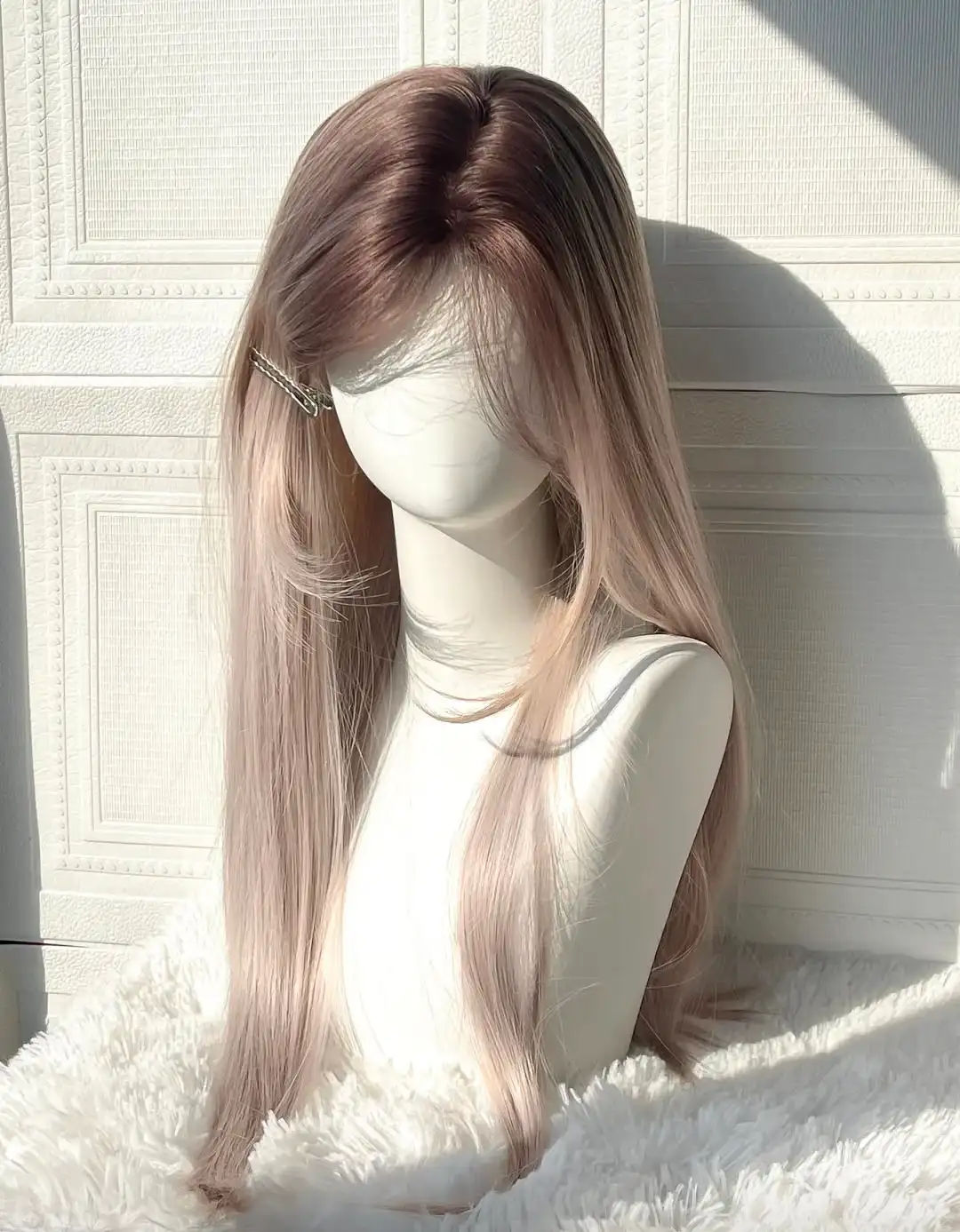 Full crown coverage hair topper by SamaPrivé designed for severe hair loss, restoring natural volume and balanced bio-magnetic field.